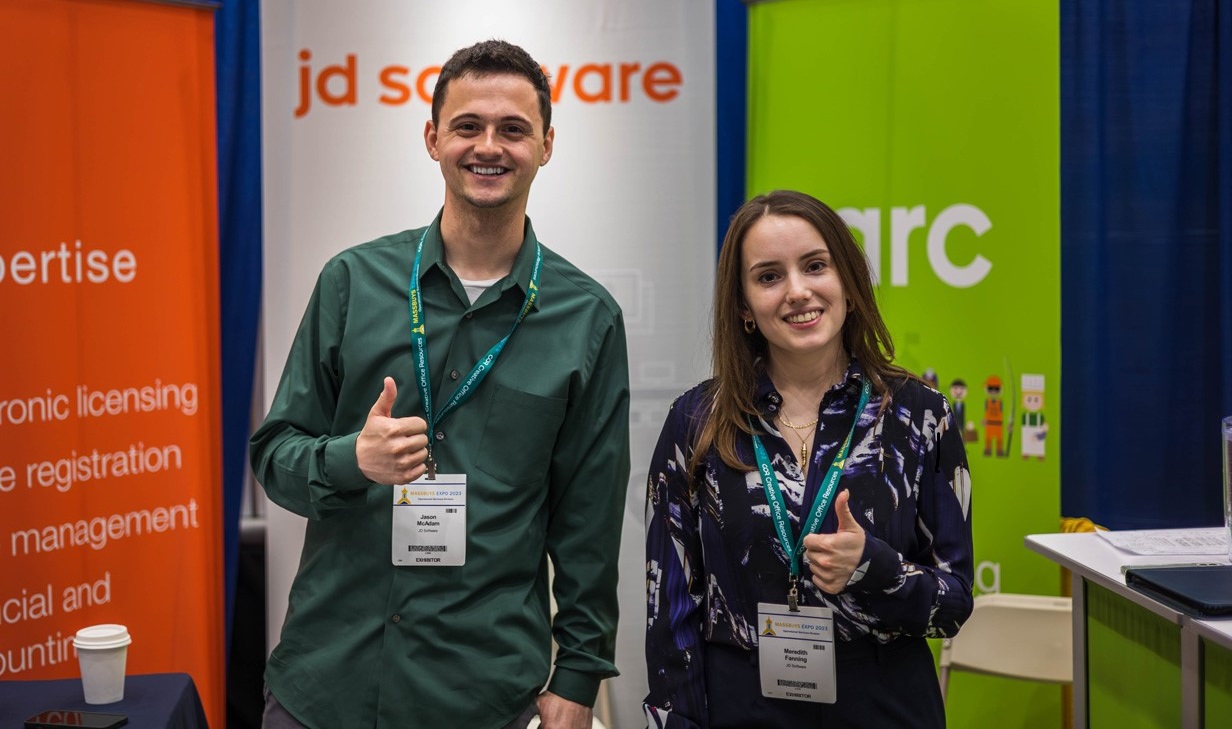 picture of jd software staff at the massbuys expo